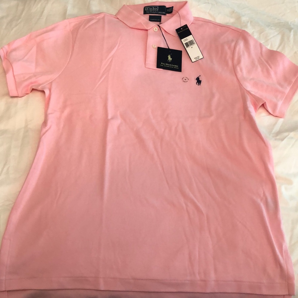 NWT Mens Pink Polo